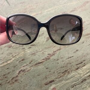 Prada Oversized Gradient Lens Sunglasses